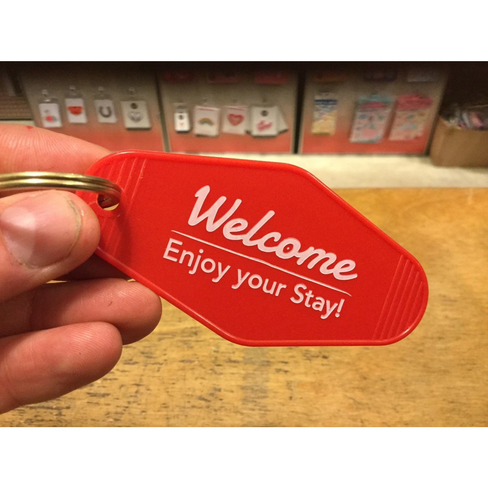 Exit9 Gift Emporium Air Guest Motel Key Tag