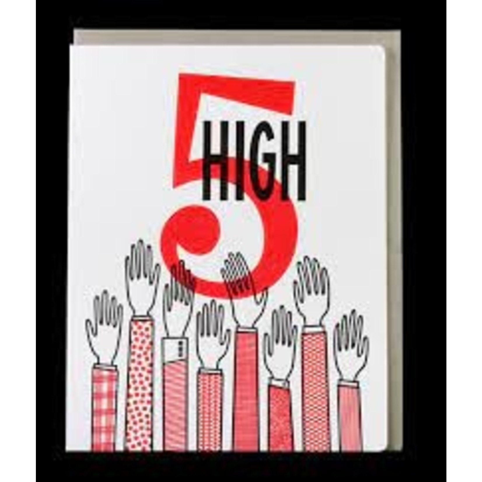 Dude and Chick Love/Friend Card: High 5