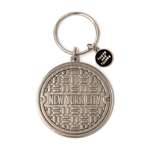 NYC Manhole Enamel Keychain