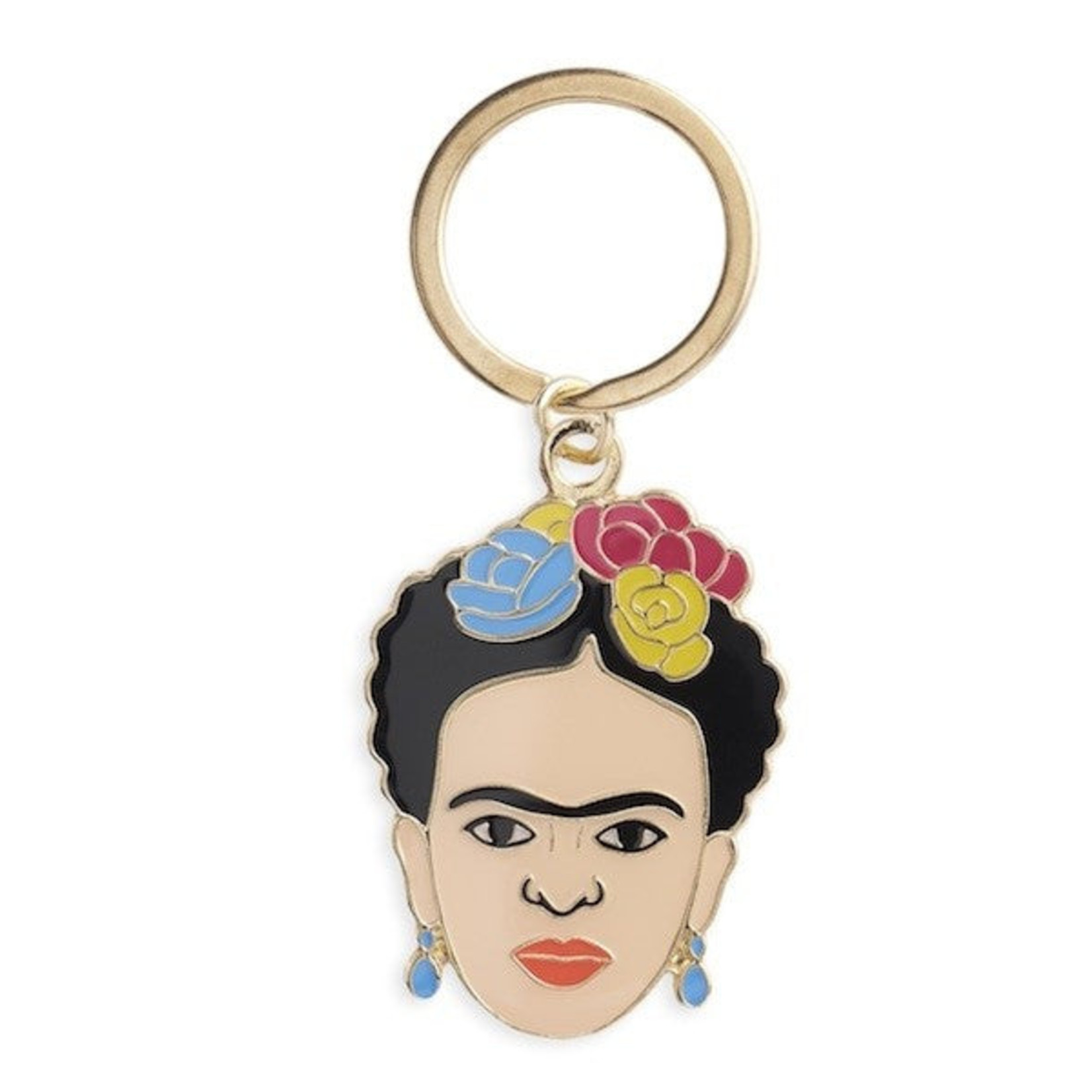 The Found Frida Enamel Keychain