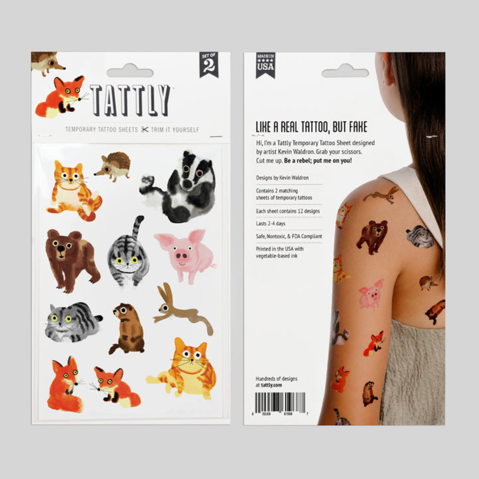 Tattly Furry Sheets Tattly Sheet