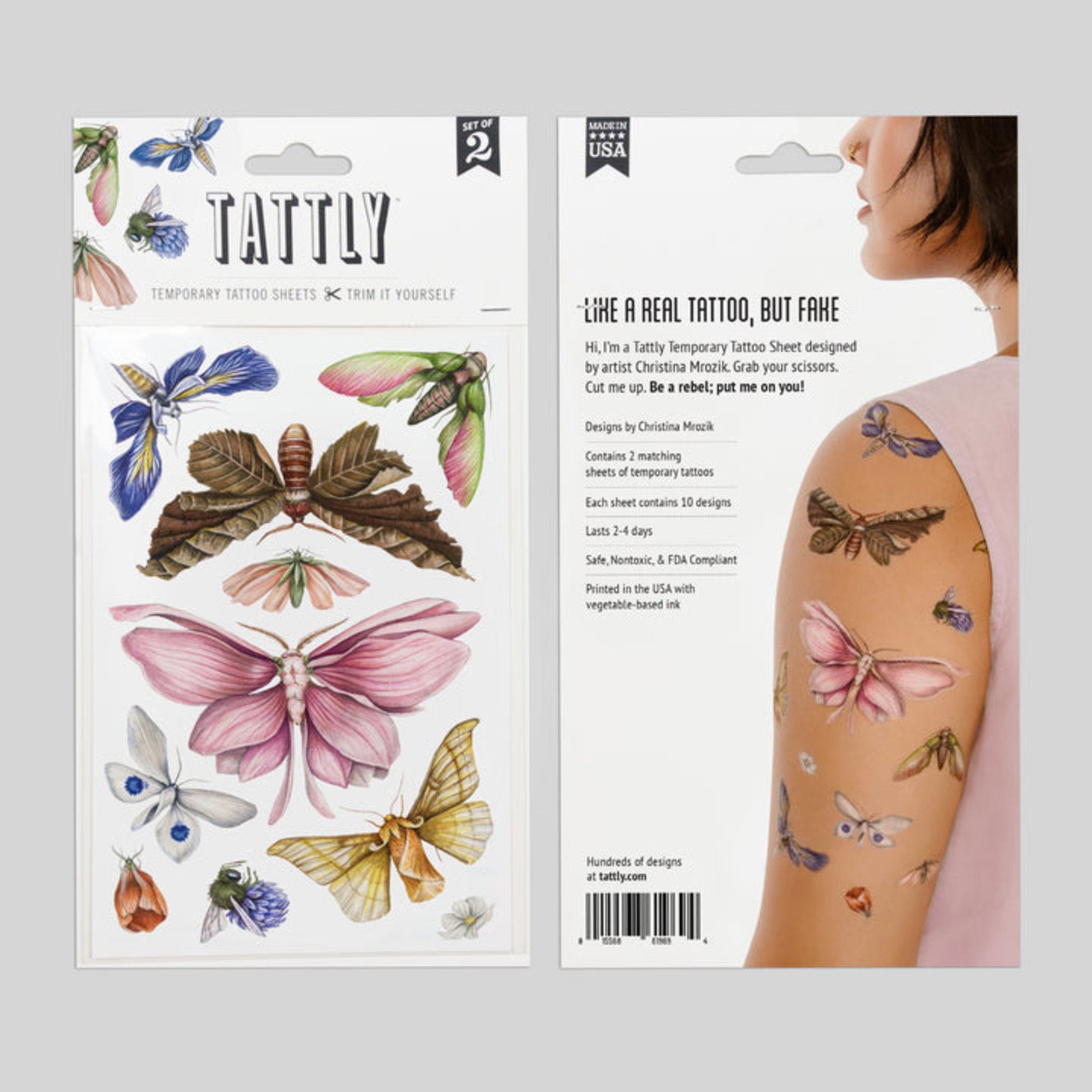 Tattly Floraflies Tattly Sheet