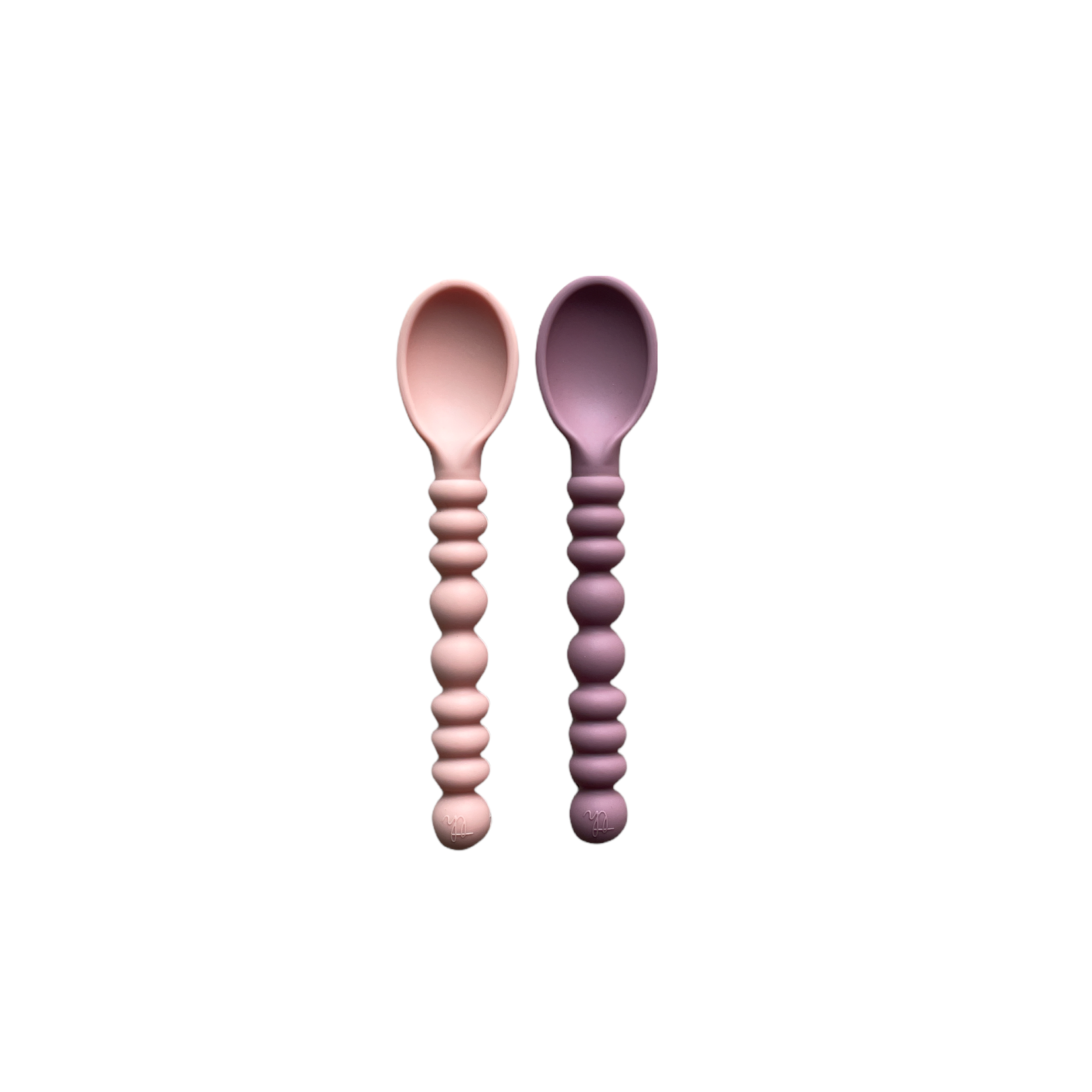 Silicone Spoon Set in Dusty Pink/Mauve