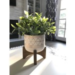 Geo Planter On Stand