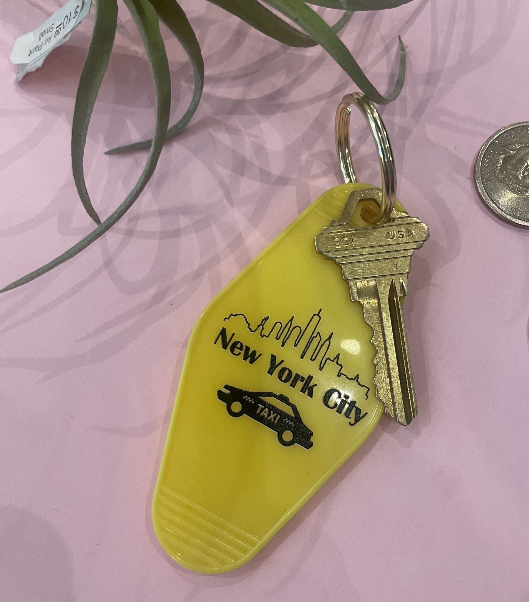 NYC Motel Key Tag : An Old School Souvenir