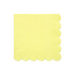 Meri Meri Pale Yellow Large Napkins