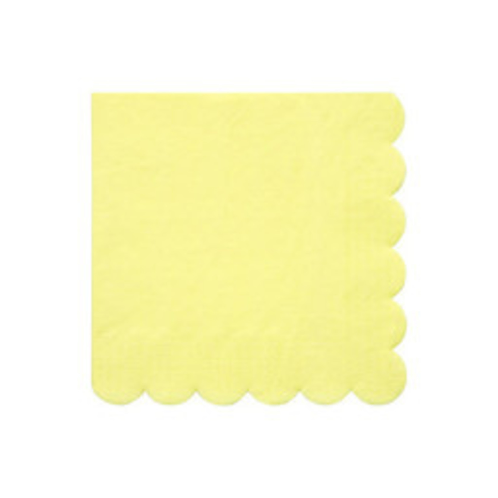 Meri Meri Pale Yellow Large Napkins