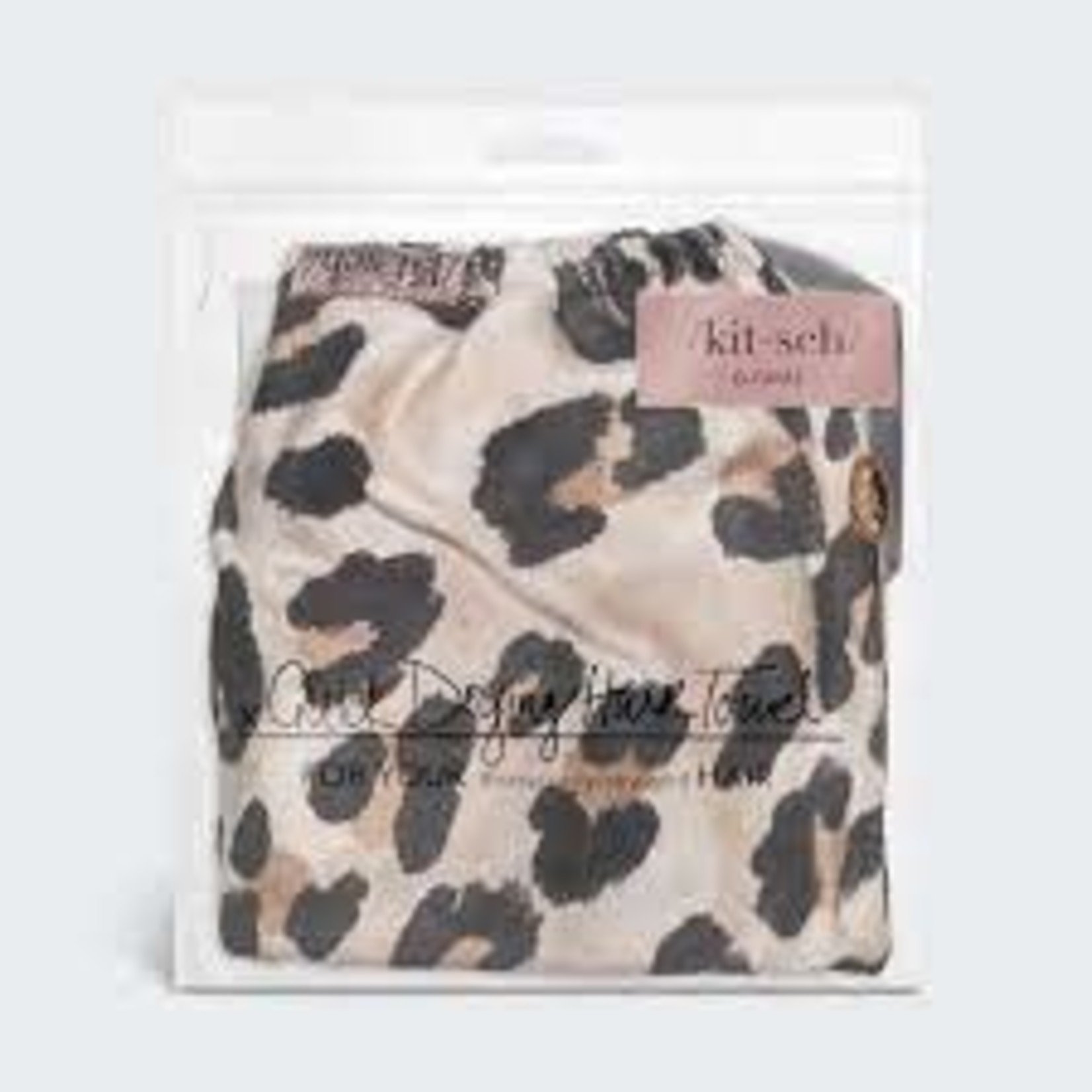 Kitsch Microfiber Hair Towel in Leopard