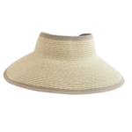 Ultrabraid Large Brim Visor Hat in Natural