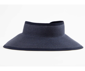 Ultrabraid Large Brim Visor Hat in Navy : San Diego Hat Co 