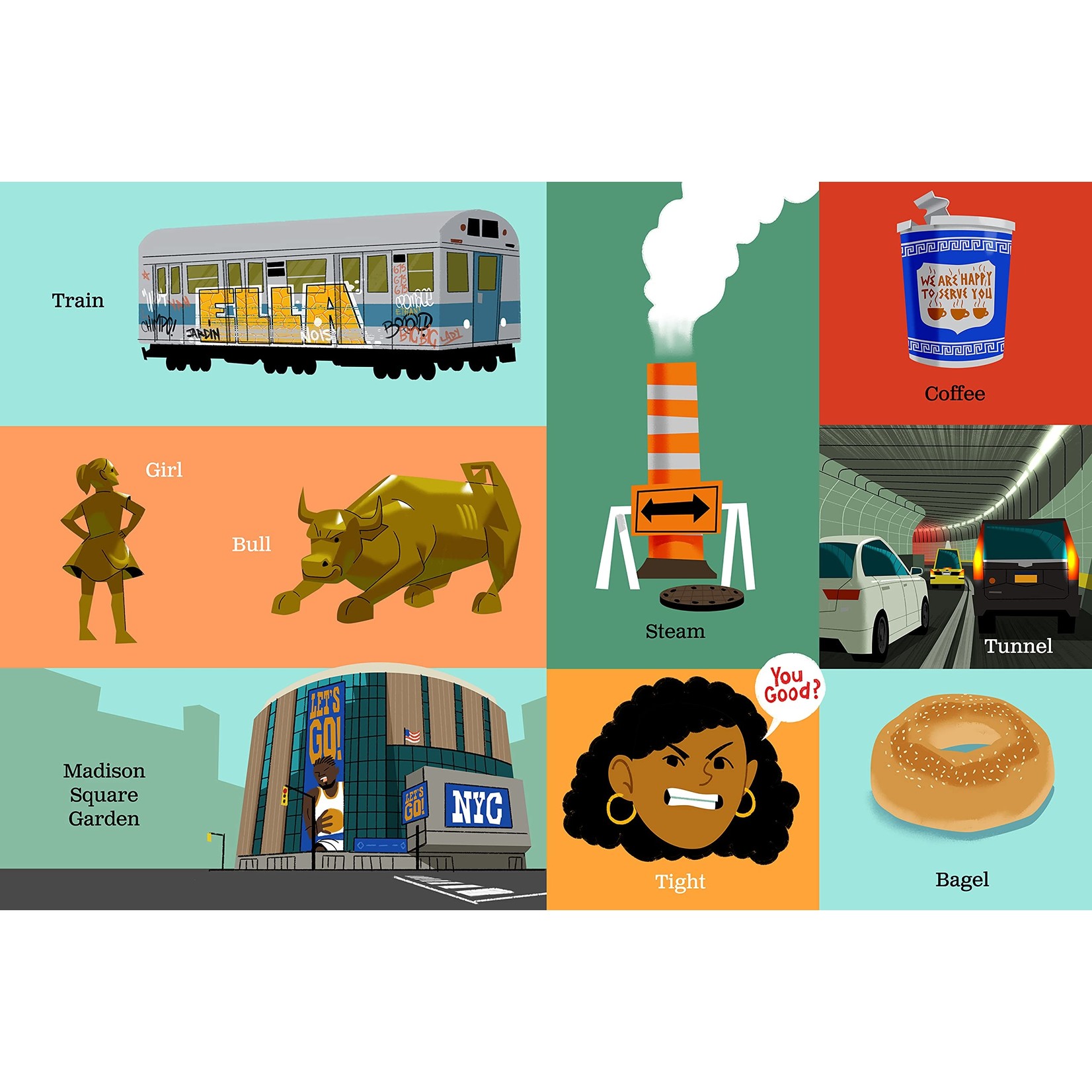 Abrams 100 First Words For Little New Yorker