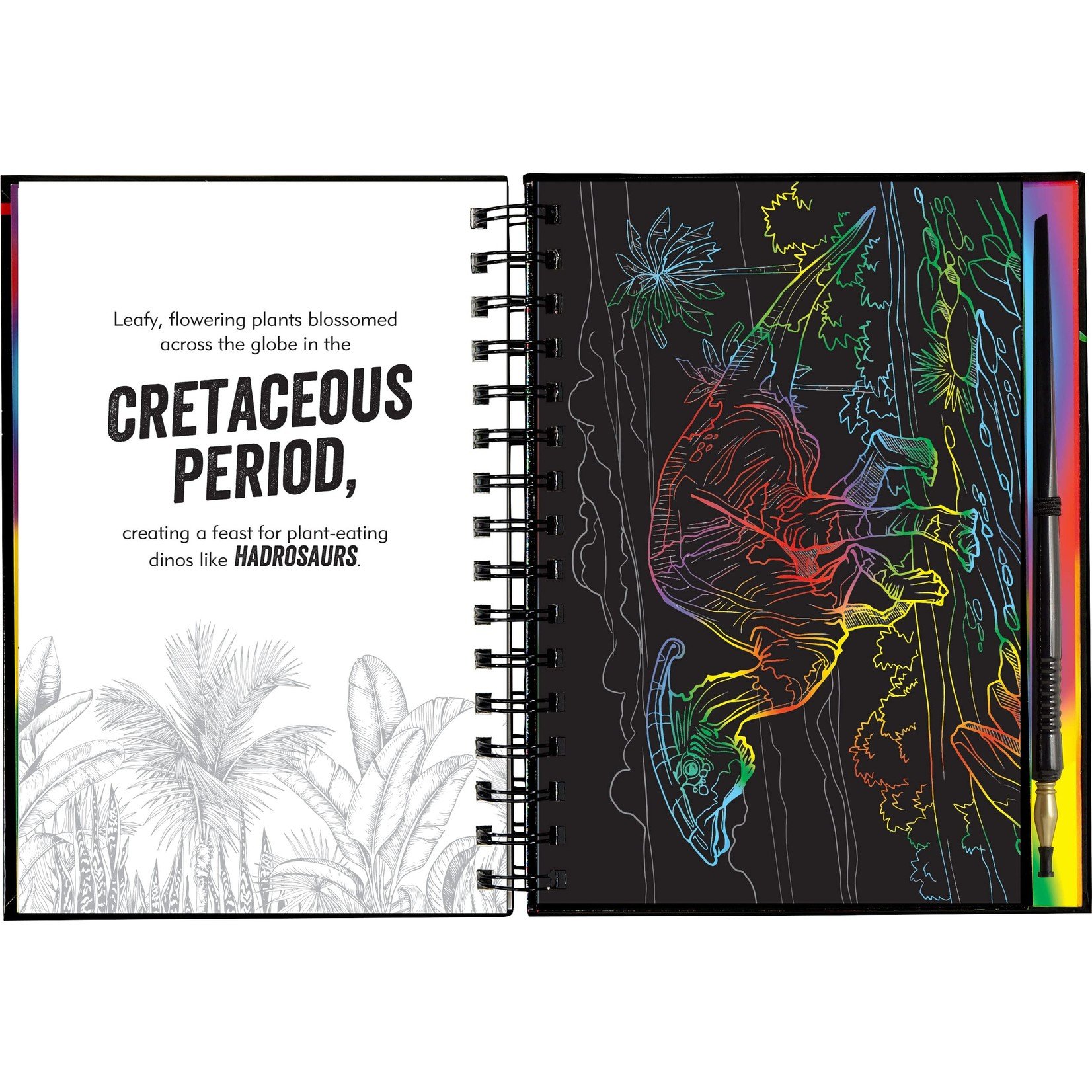 Peter Pauper Press Scratch & Sketch Extreme Dinosaurs