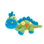 Rattle - Green Steggy Dino