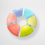 Sunnylife Rainbow Pool Ring