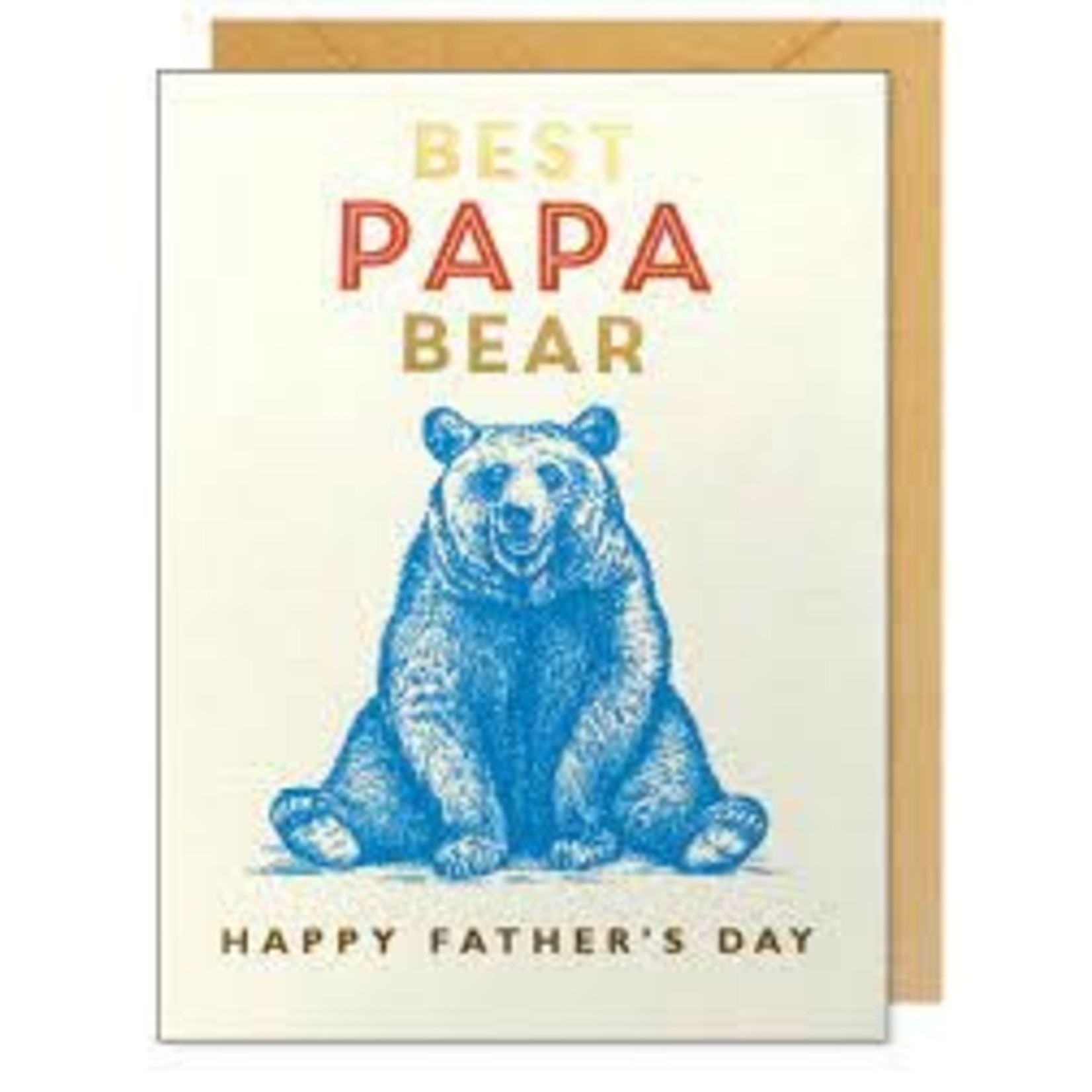 J. Falkner Father's Day Card: Papa Bear