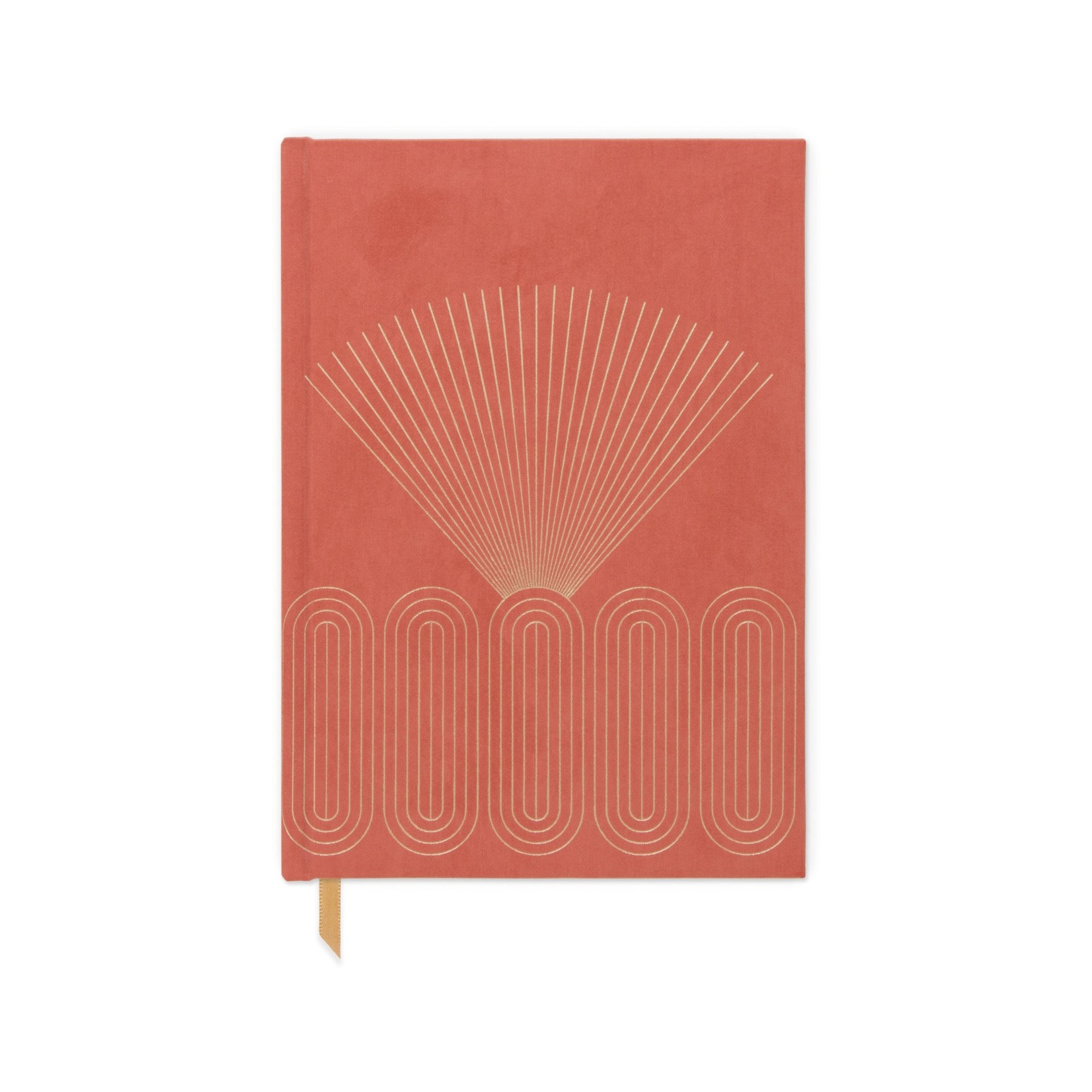 Designworks Ink Radiant Rays Journal in Terracotta