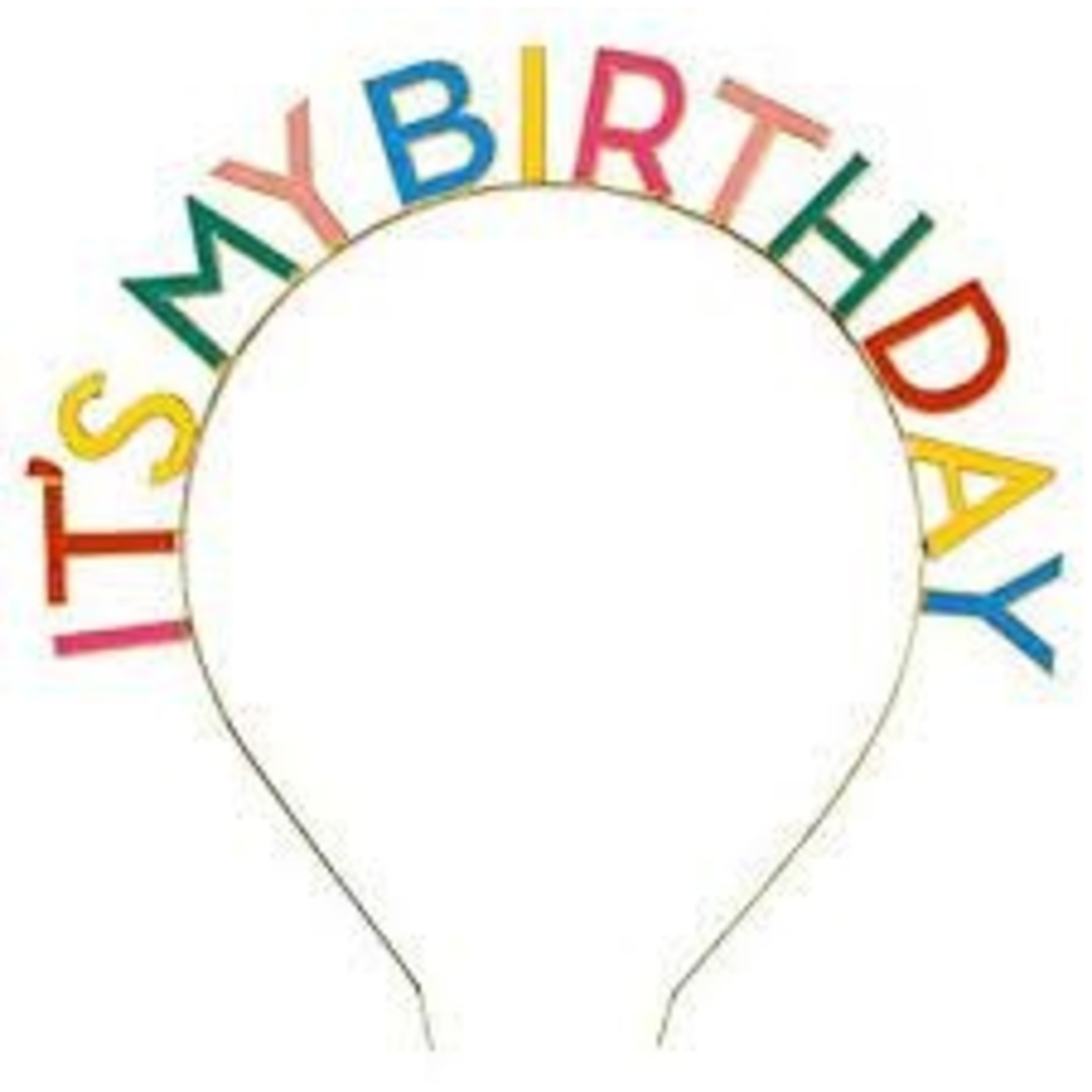 Talking Tables It's My Birthday Headband in Rainbow