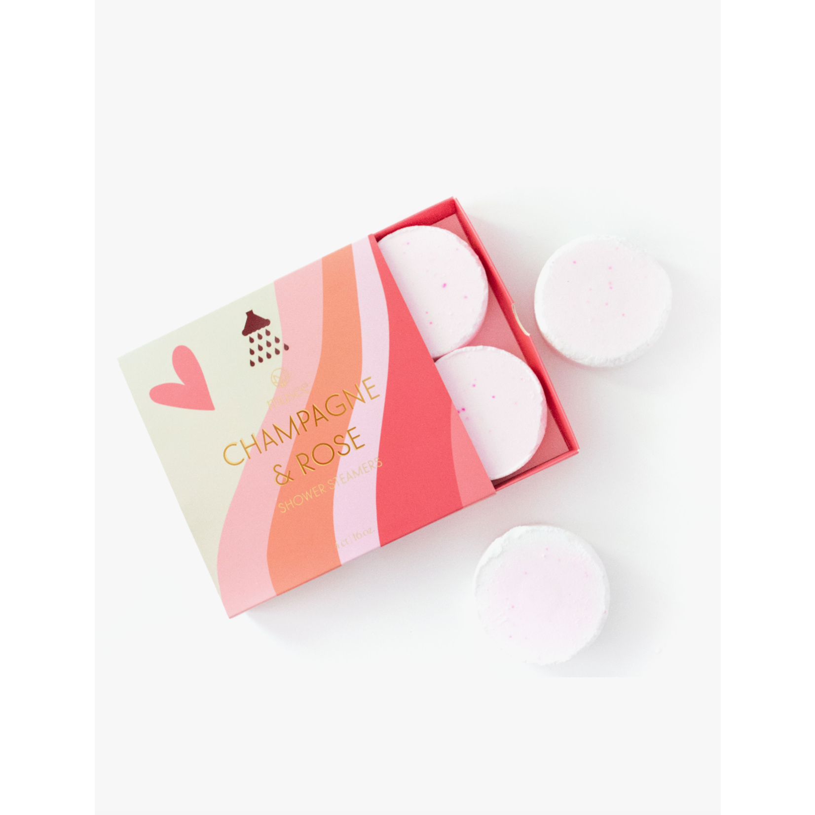 Champagne Rose Shower Steamers