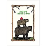lucca paperworks Father's Day Card: Father Bear