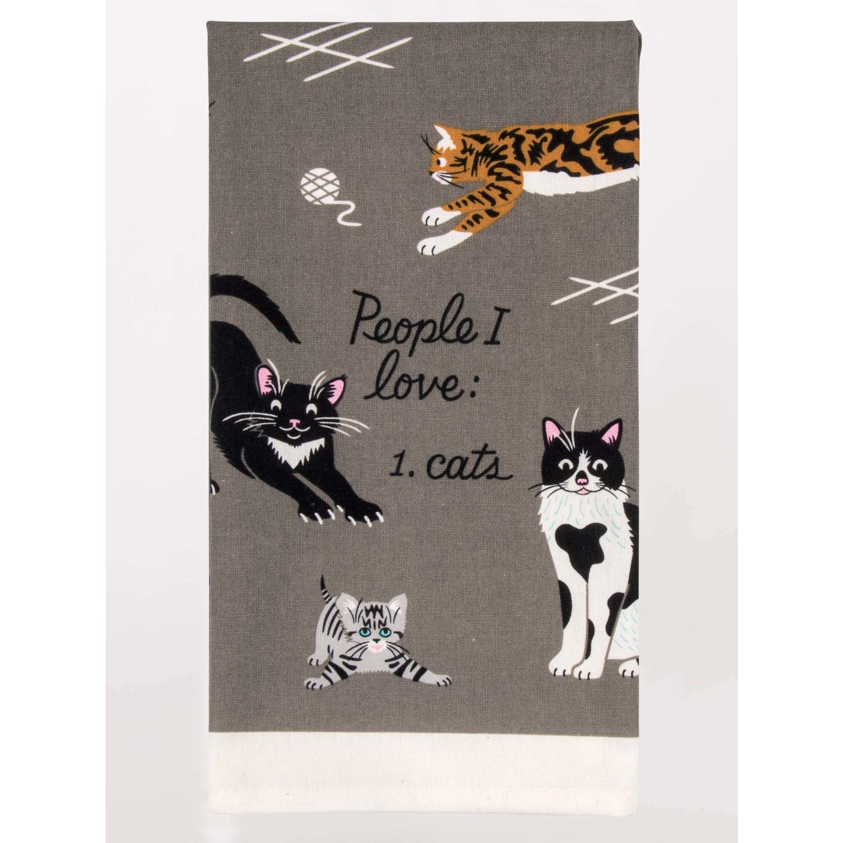 Blue Q People I Love: Cats Dish Towel