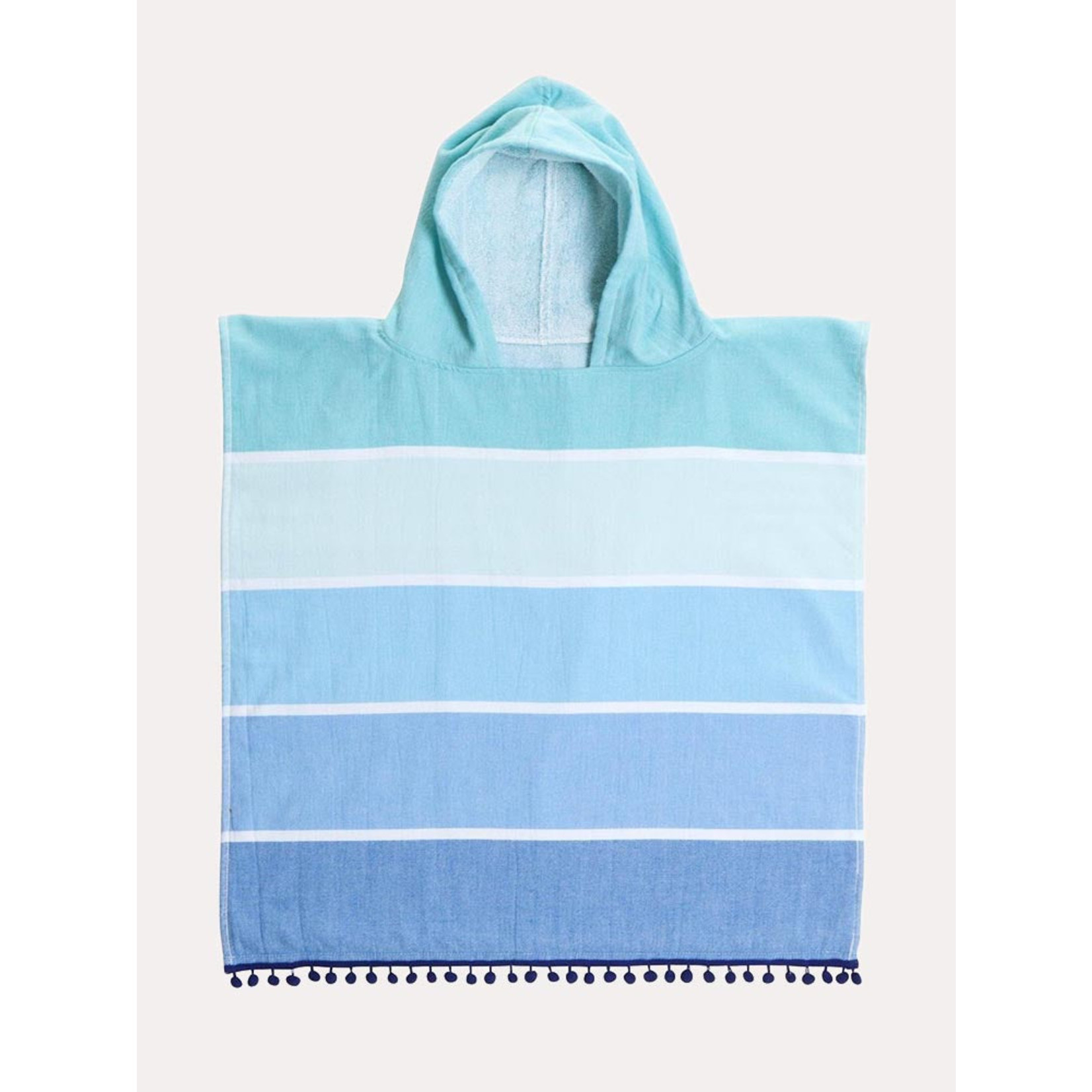 Kids Hooded Towel in Blue