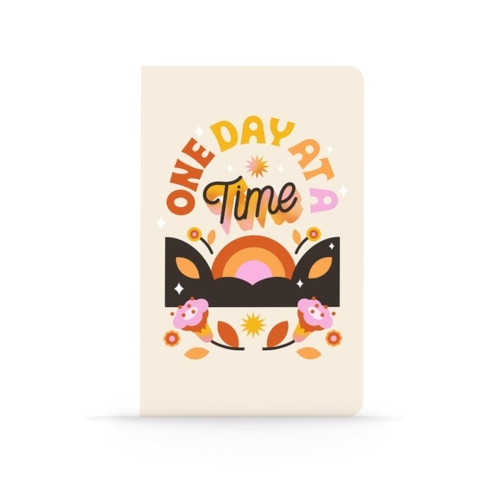 Denik "One Day at a Time" Lined Notebook