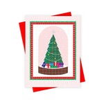 xou Grid Tree Holiday Card