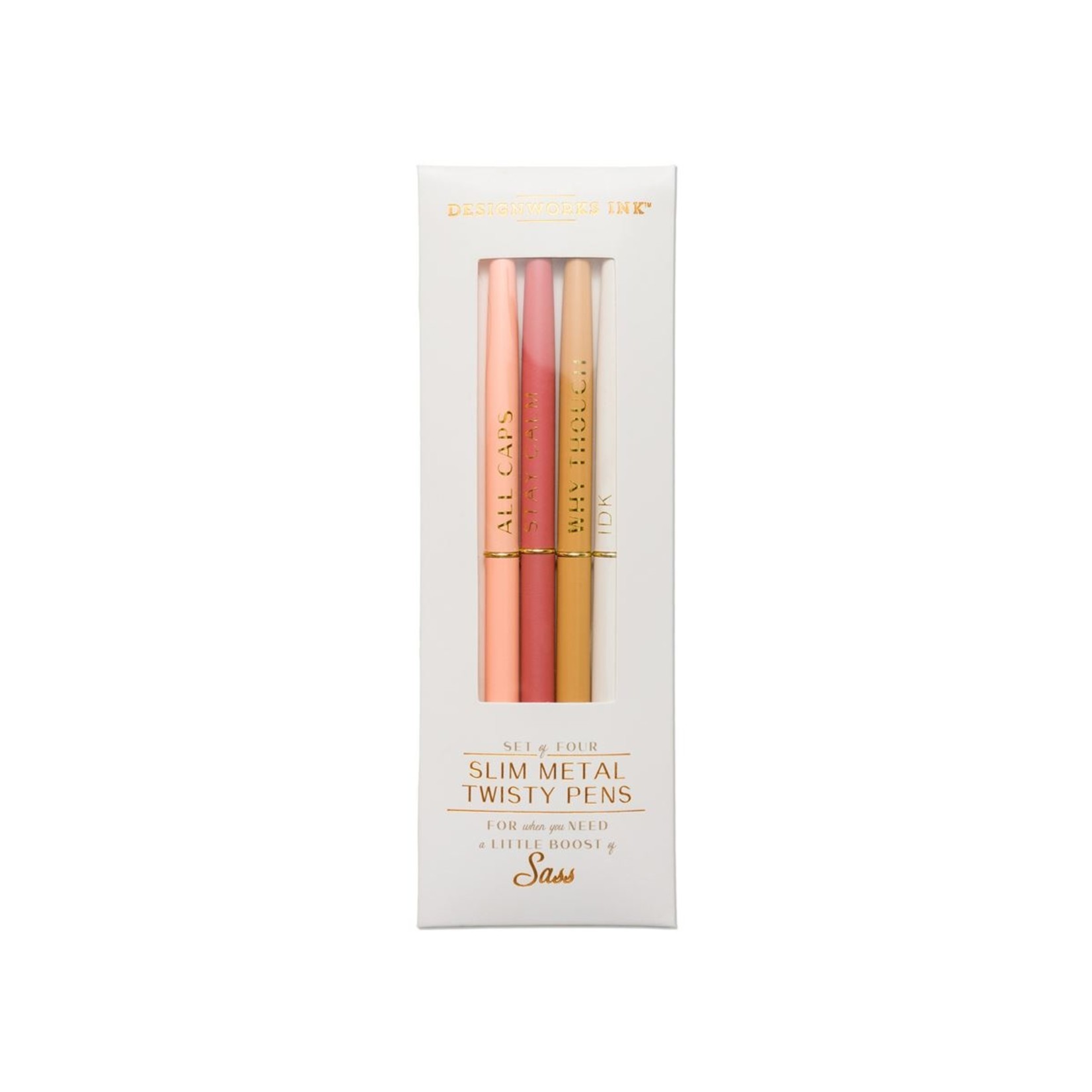 Designworks Ink Sass Metal Pen Set in Cream