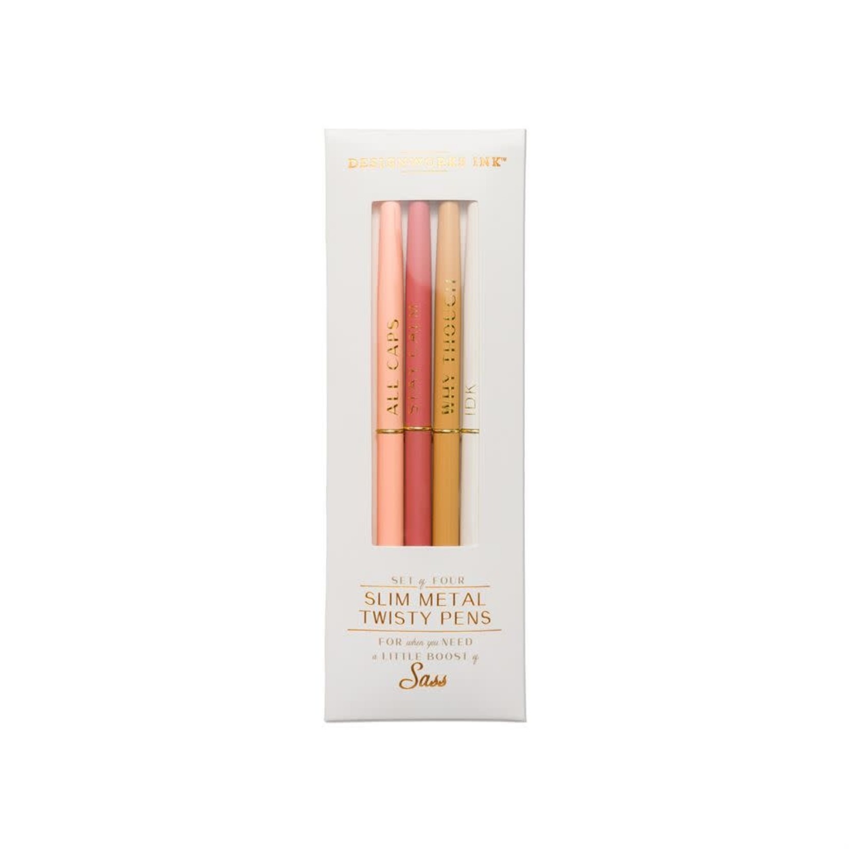 Designworks Ink Sass Metal Pen Set in Cream
