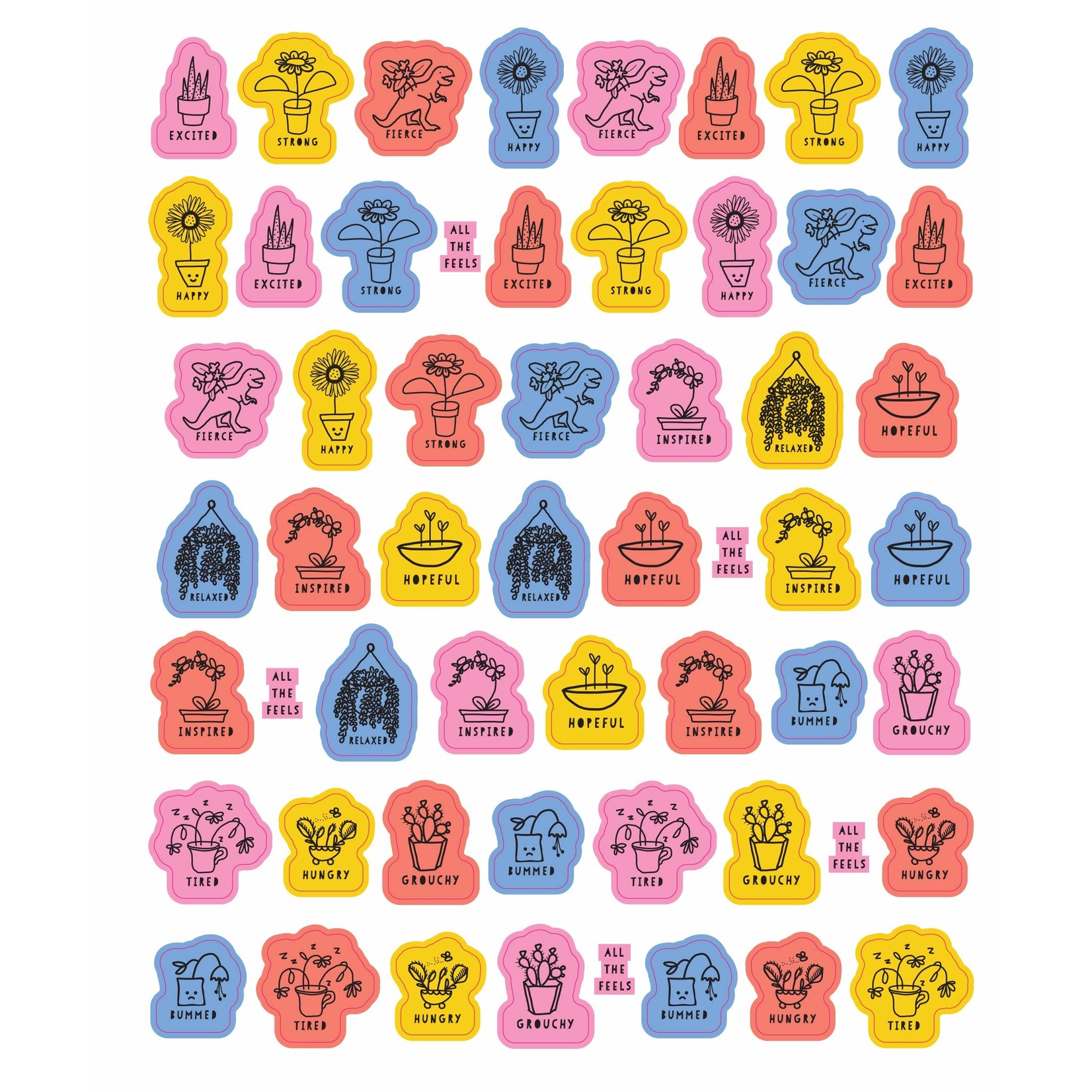 Workman Publishing So Many Feelings Stickers