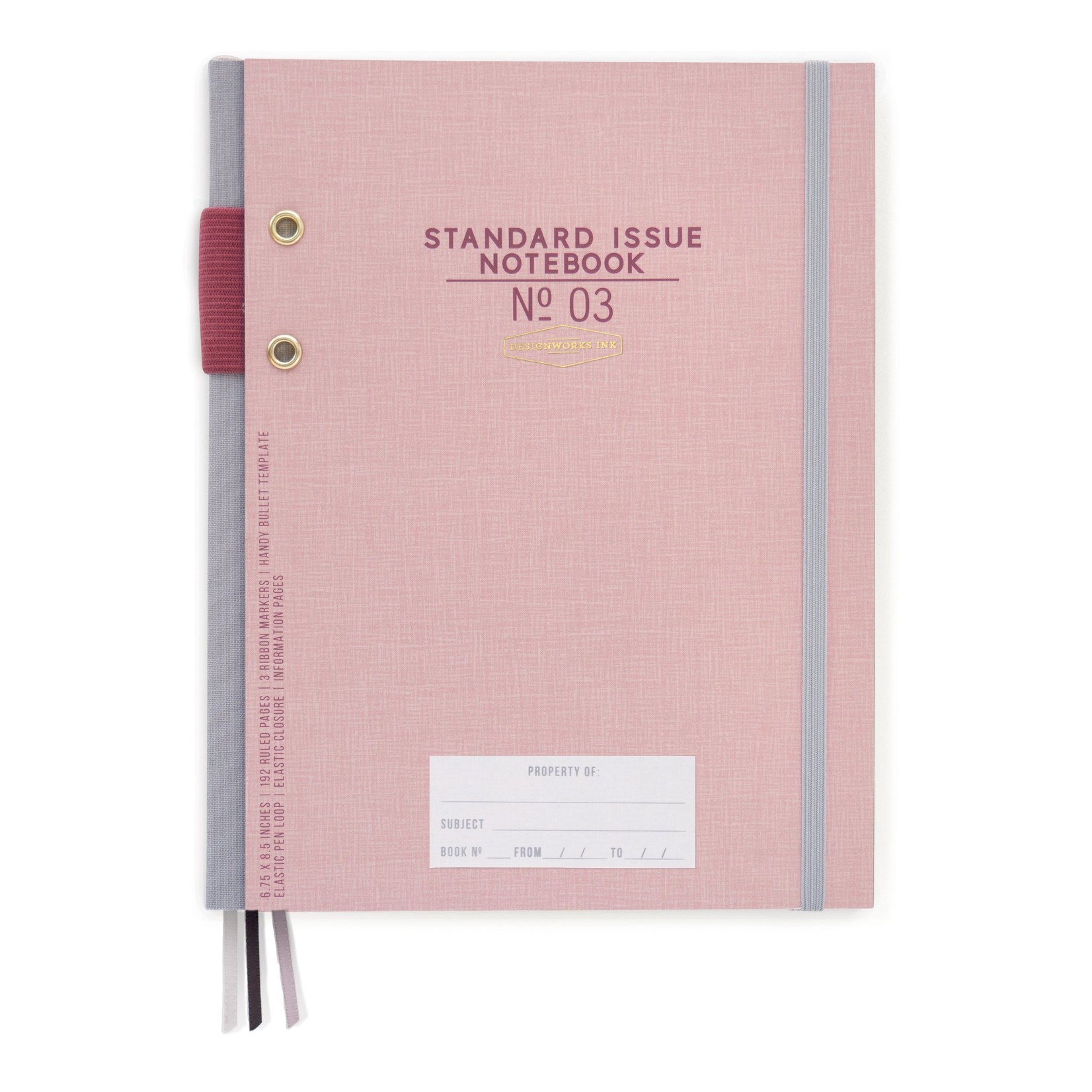 Hardcover Standard Issue Journal in Pink