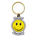 The Found Social Anxiety Keychain