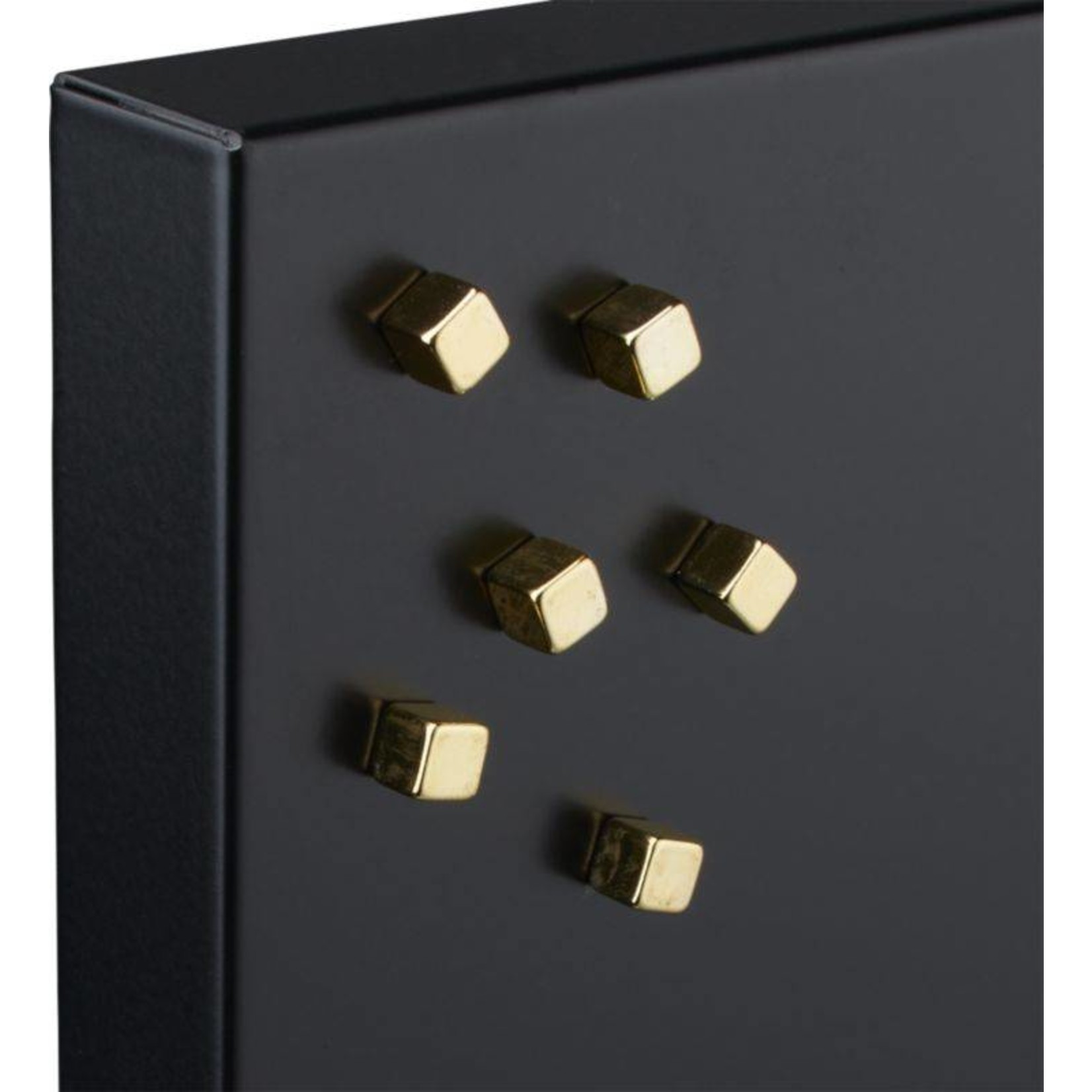 THREE BY THREE 12 Cube Mighty Magnet in Gold