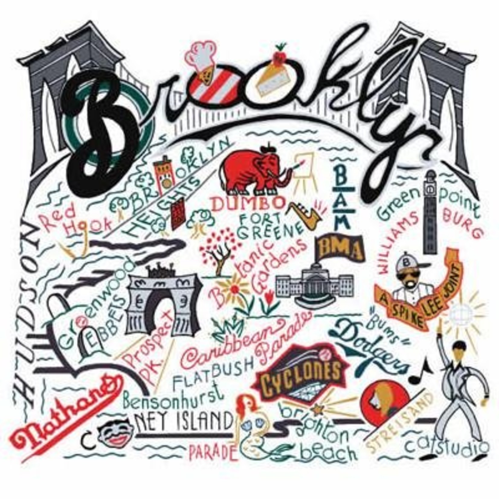 Catstudio Brooklyn Catstudio Tea Towel