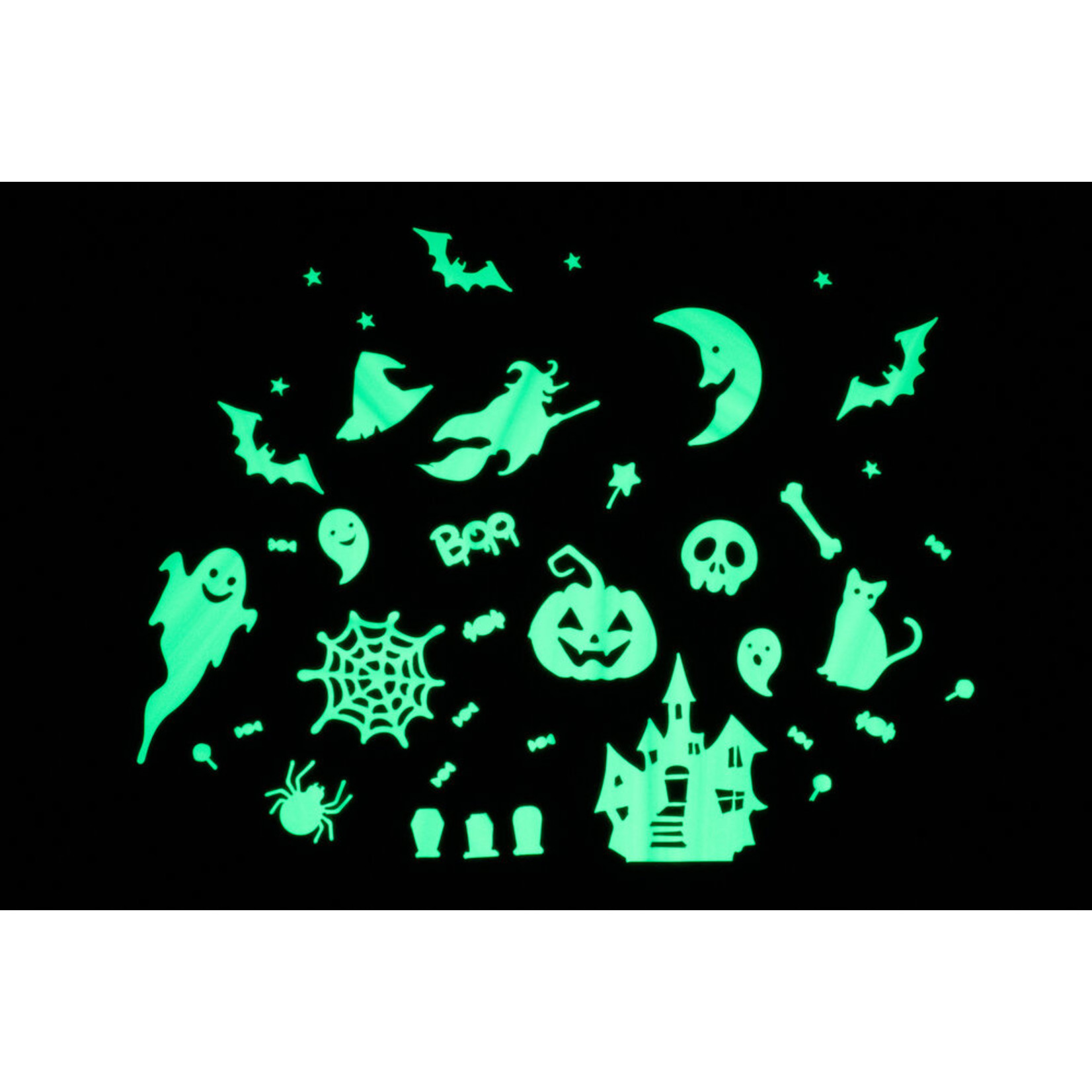 Halloween Town Glow Stickers : GloPlay 40 Piece Glow Stickers - Exit9 Gift  Emporium