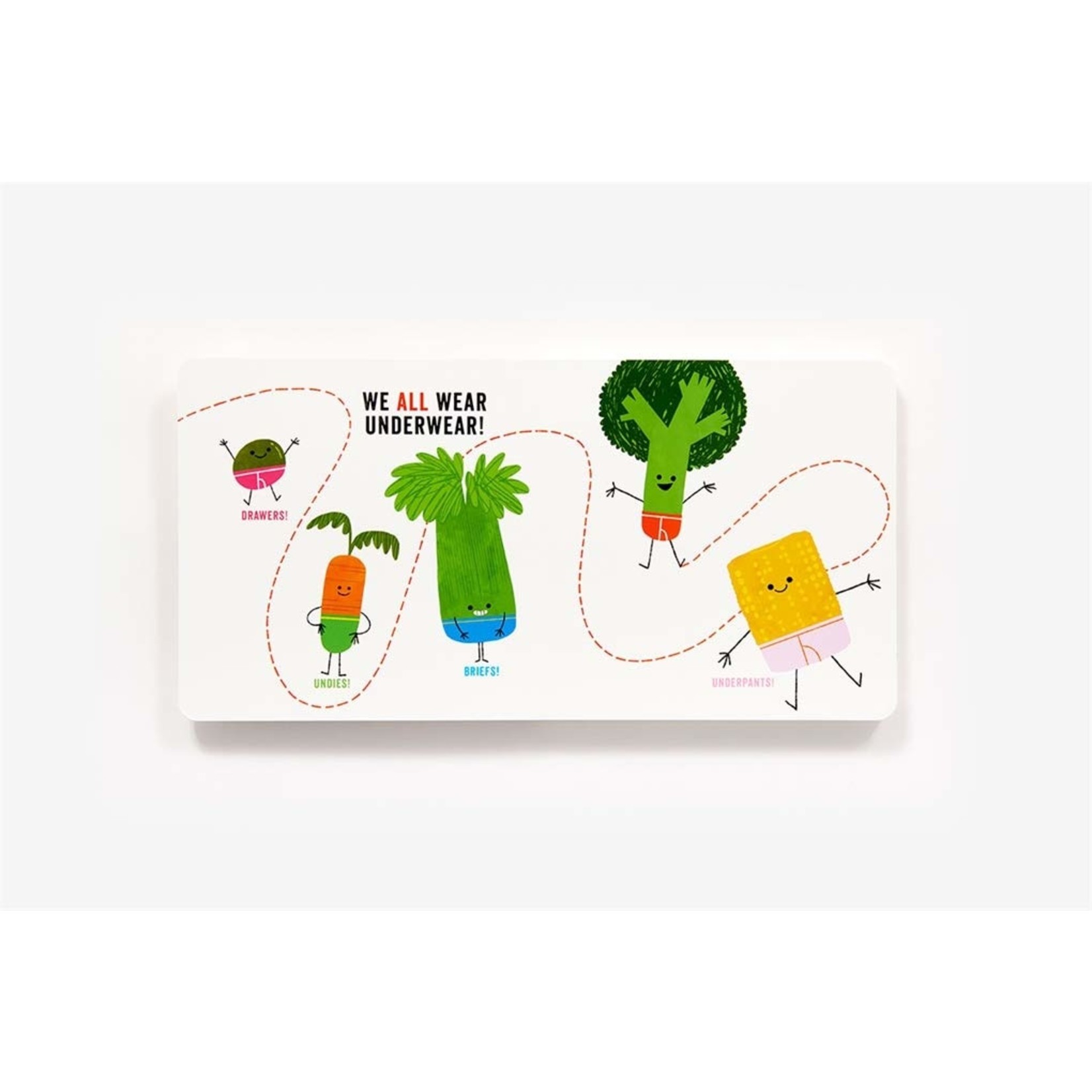 Abrams Vegetables in Underwear Board Book