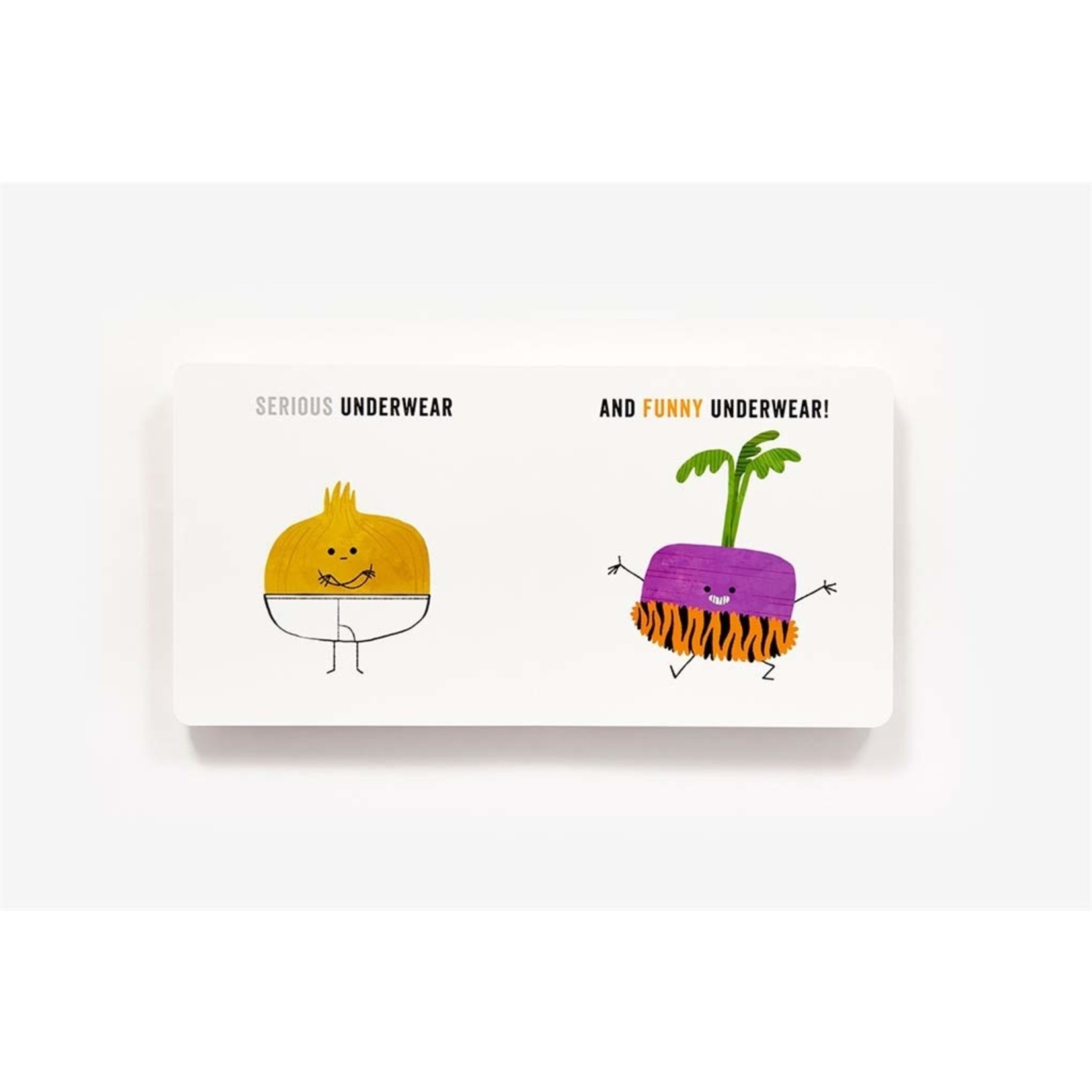 Abrams Vegetables in Underwear Board Book