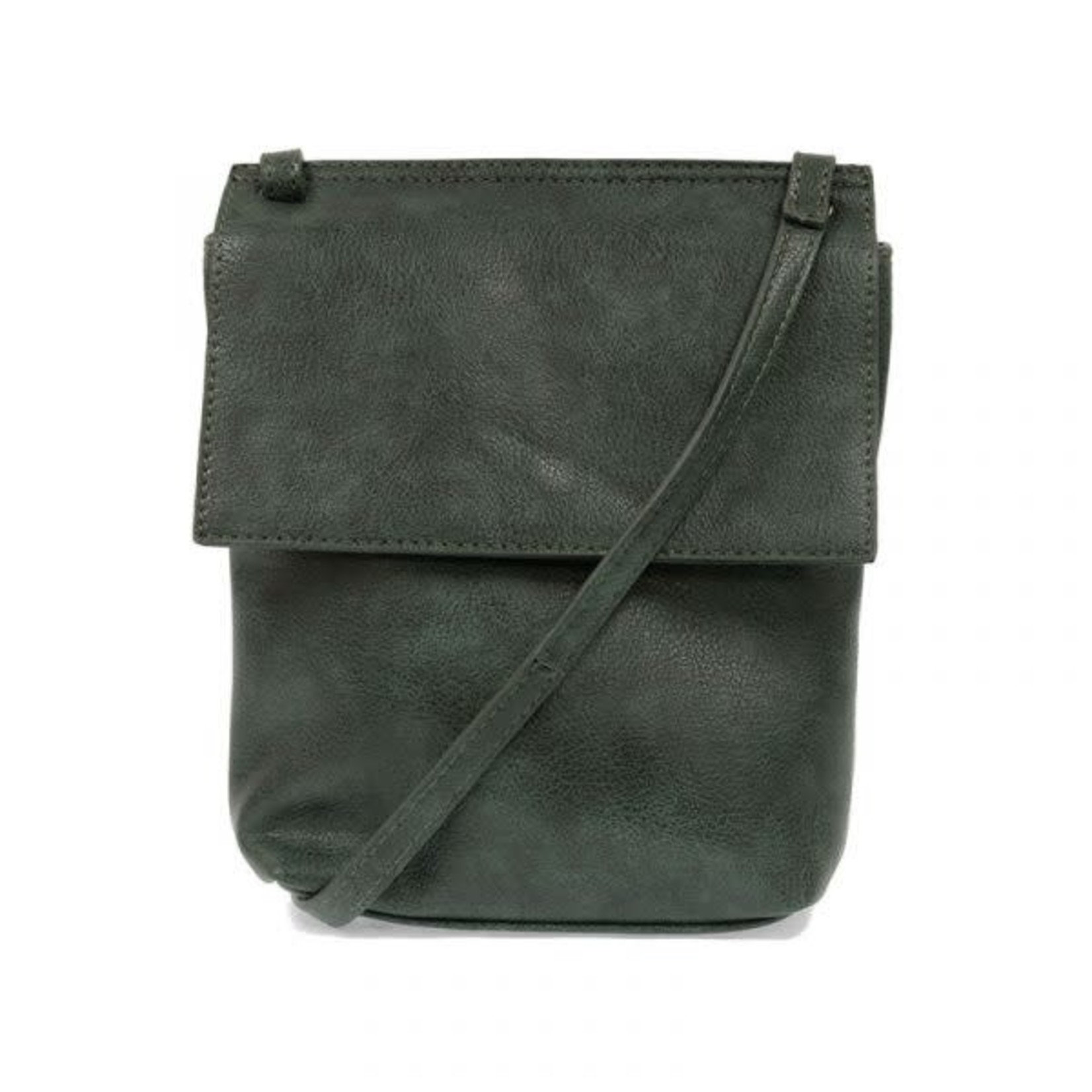 Aimee Front Flap Crossbody in Evergreen