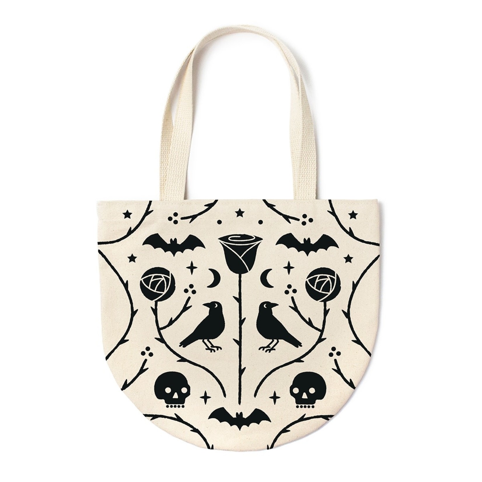 Round Tote - Spooky Floral