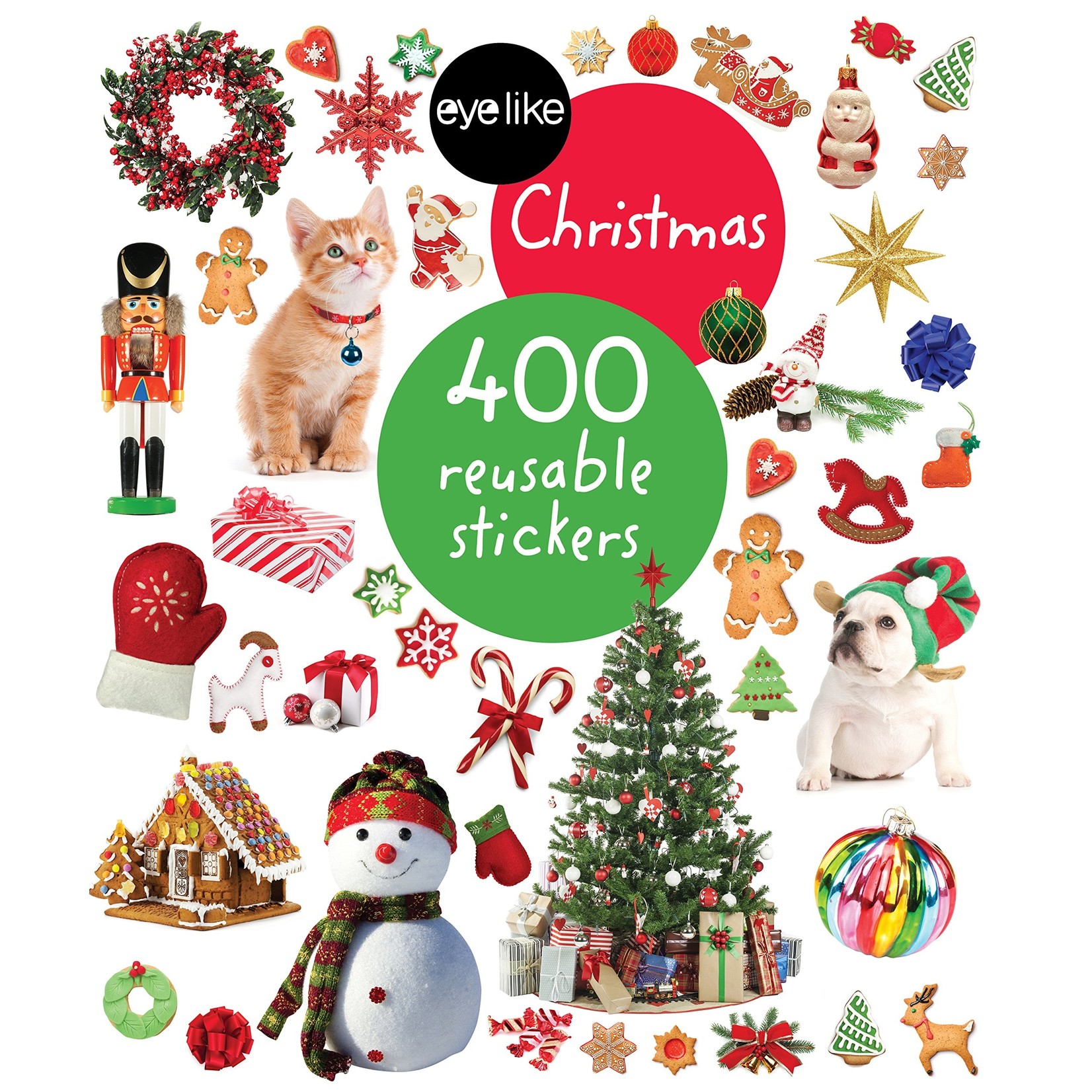 Hachette Christmas Reusable Stickers