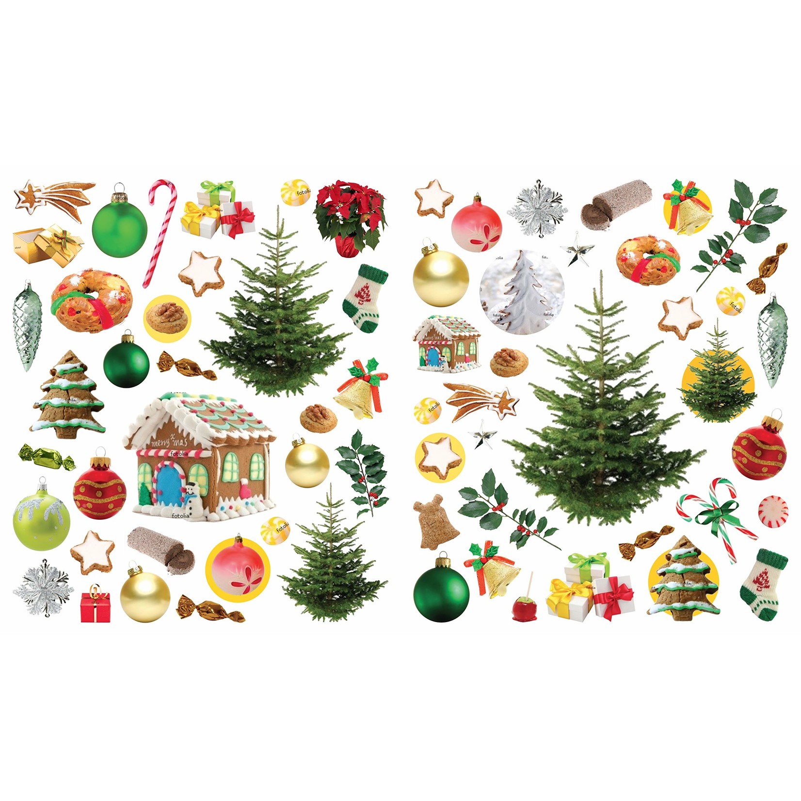 Hachette Christmas Reusable Stickers