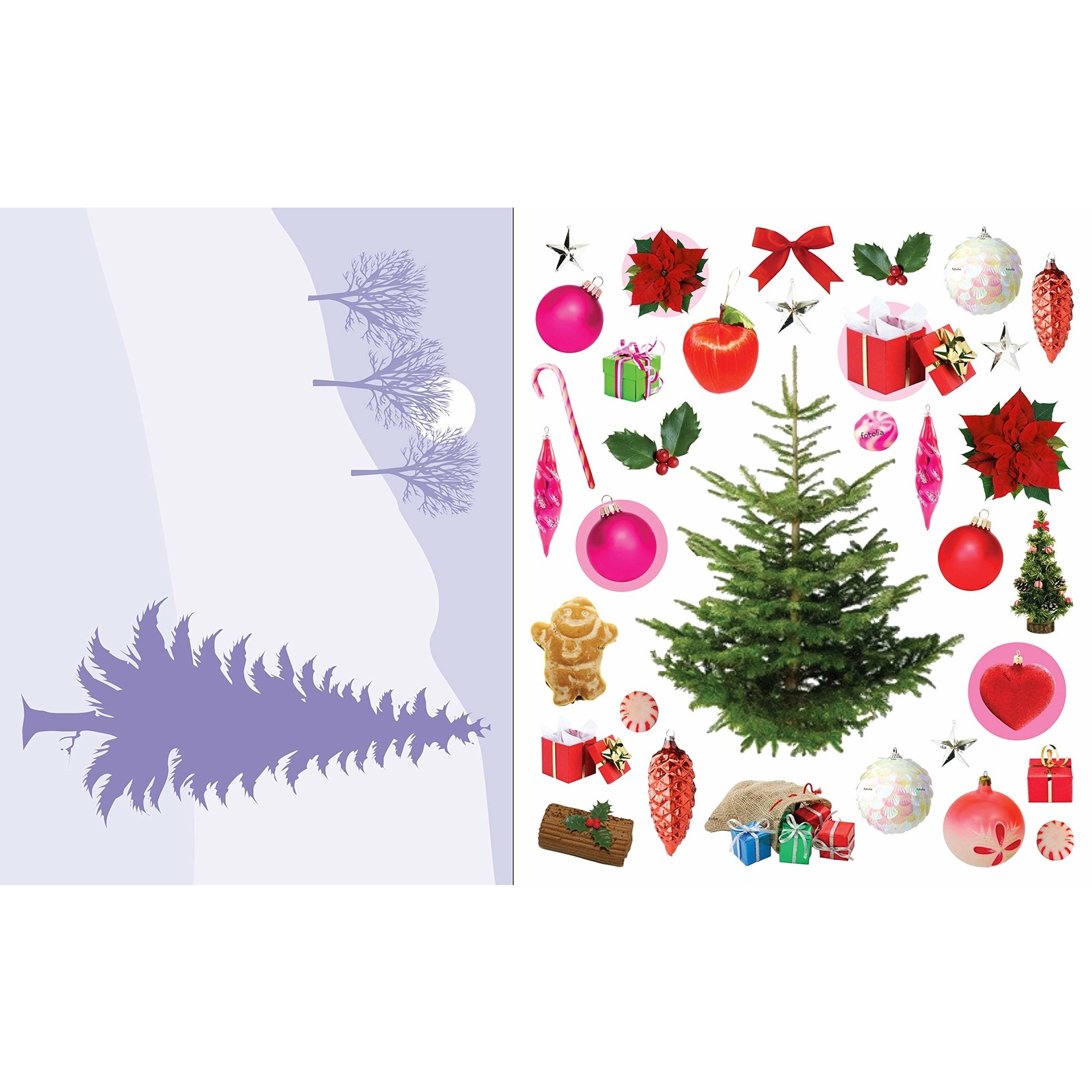 Hachette Christmas Reusable Stickers
