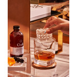 W & P Designs Crystal Cocktail Ice Tray in Charcoal