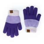 Block Party Kid's Gloves in Purple