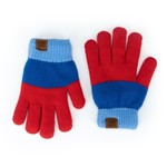 Block Party Kids Gloves in Red