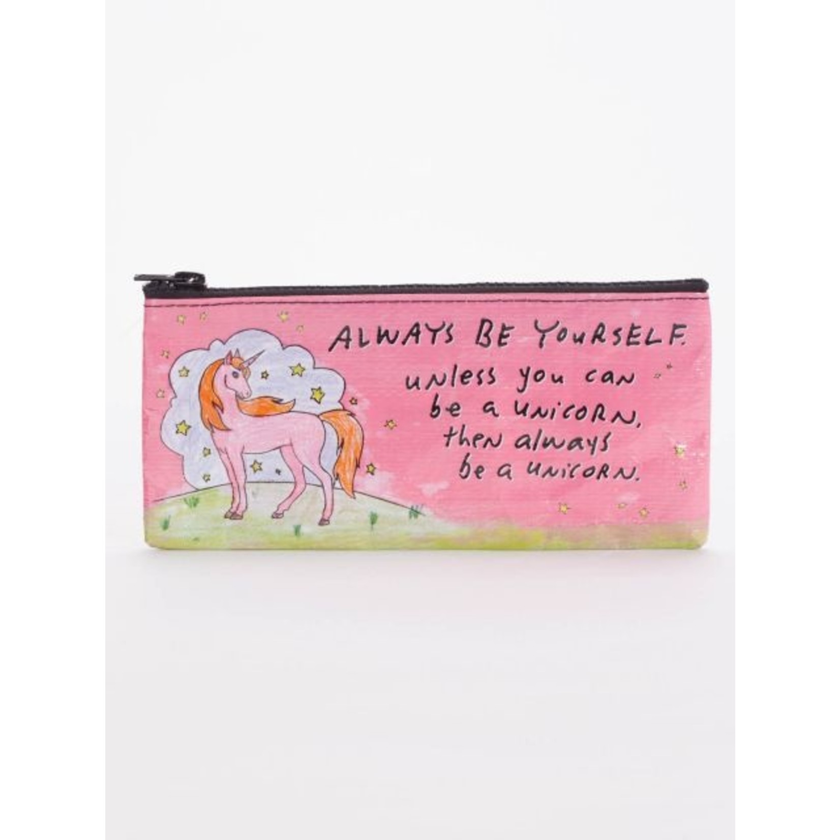 Blue Q Pencil Case Always Be A Unicorn