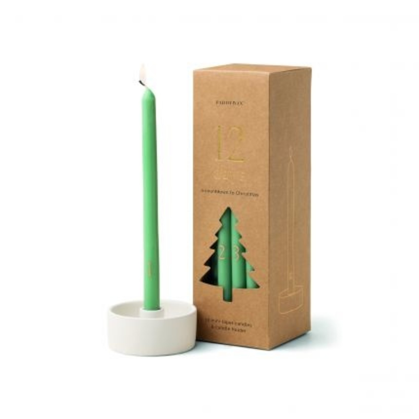12 Days of Christmas Taper Candle Set