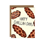 drawn goods Happy Challah Days Holiday Card