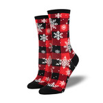 Socksmith Women's Snowflake Plaidern Socks