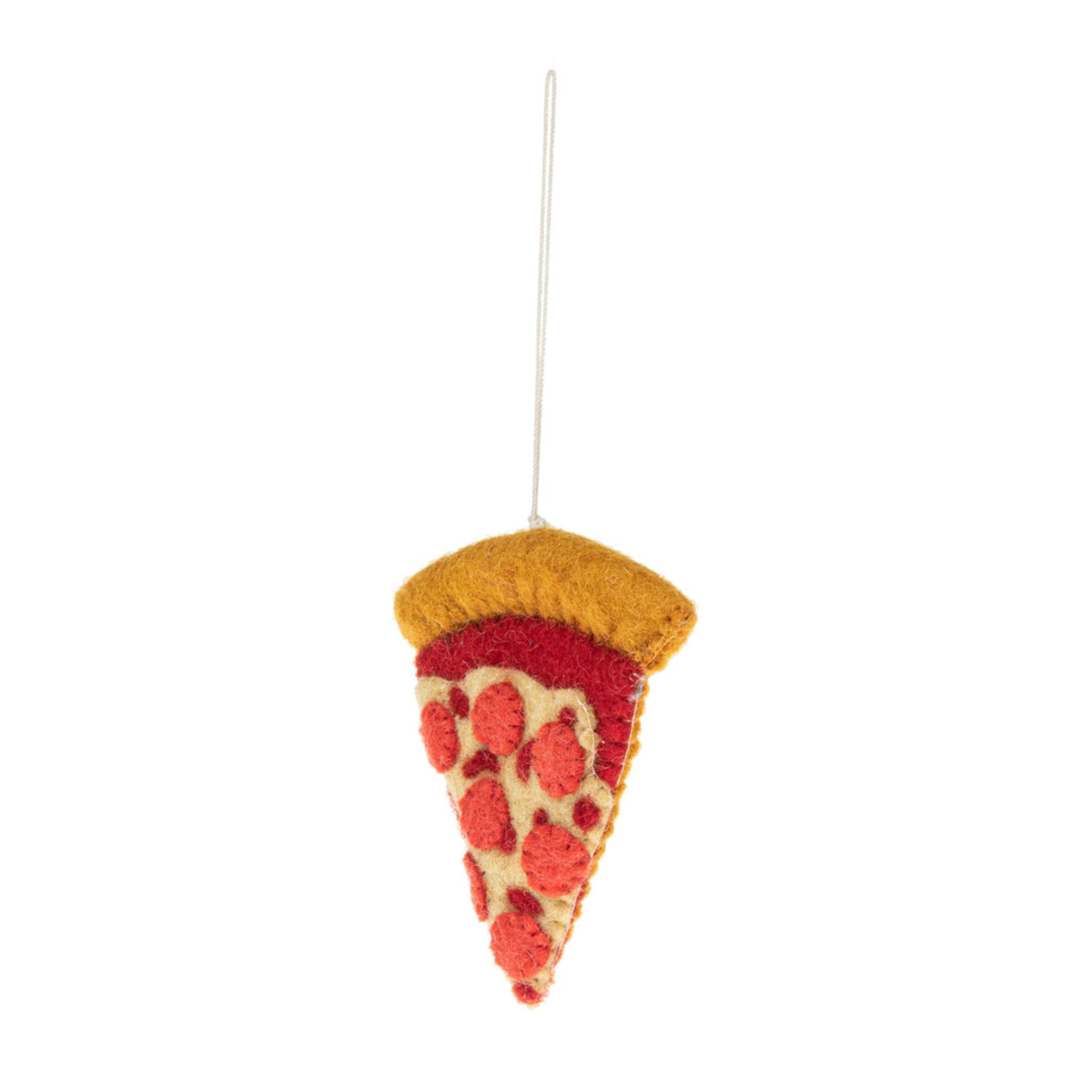 Pizza Felt Ornament